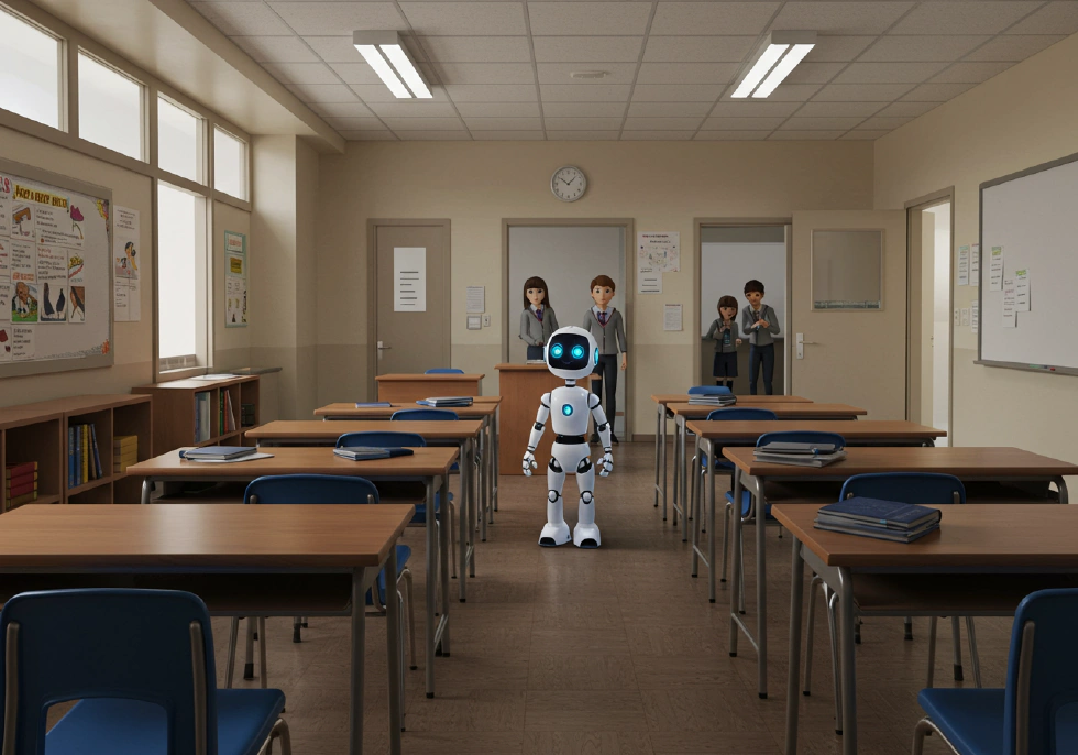 AI Robot in Classroom