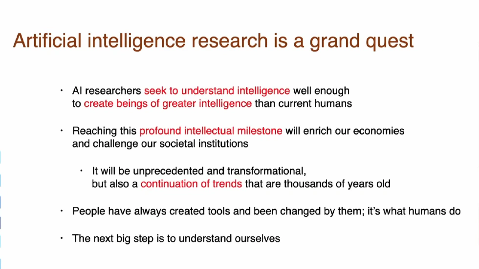 Artificial Intelligence Research Is A Grand Quest
