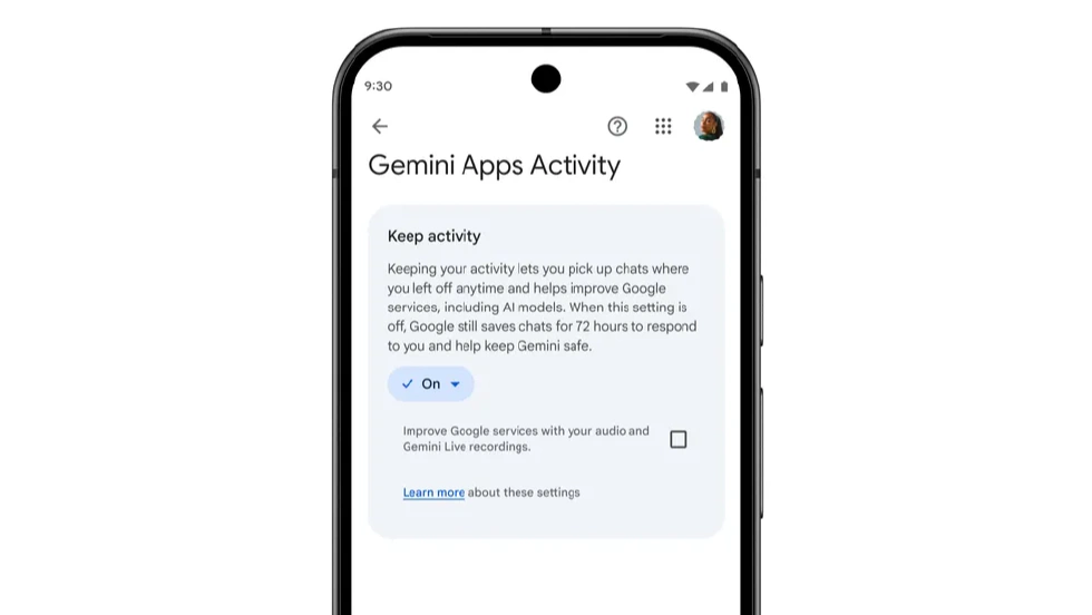 Gemini Apps Activity