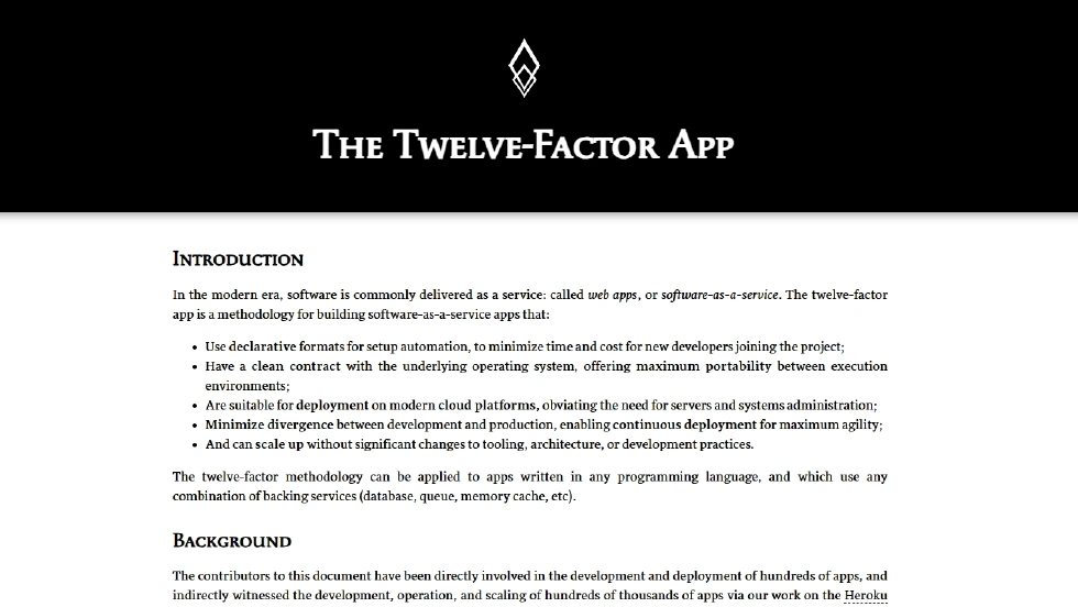 The Twelve-Factor App